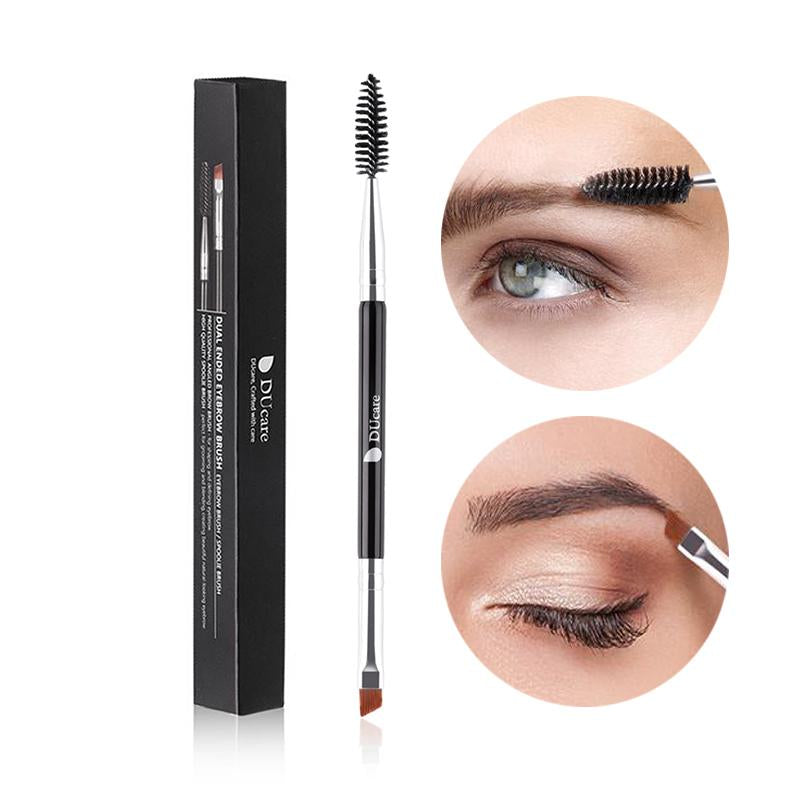 DUcare Eyebrow Brush Dual Ended Angled & Spoolie Brush Easy Beauty Nepal