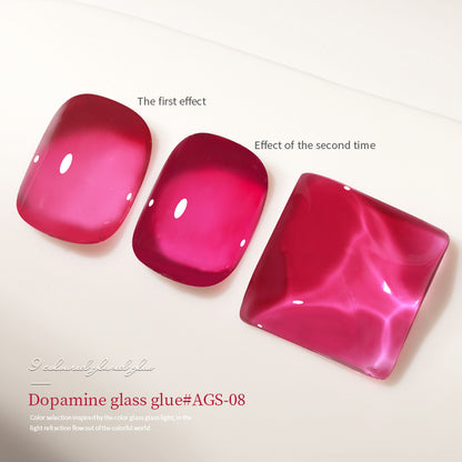 AS Red Dopamine Glass Gel Polish 15ml Mask Queen Nepal