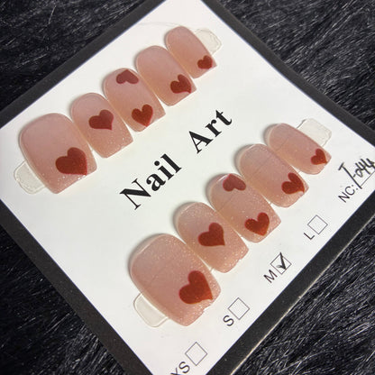 Press On Nails 10Pcs Code-F (000+) Easy Beauty Nepal