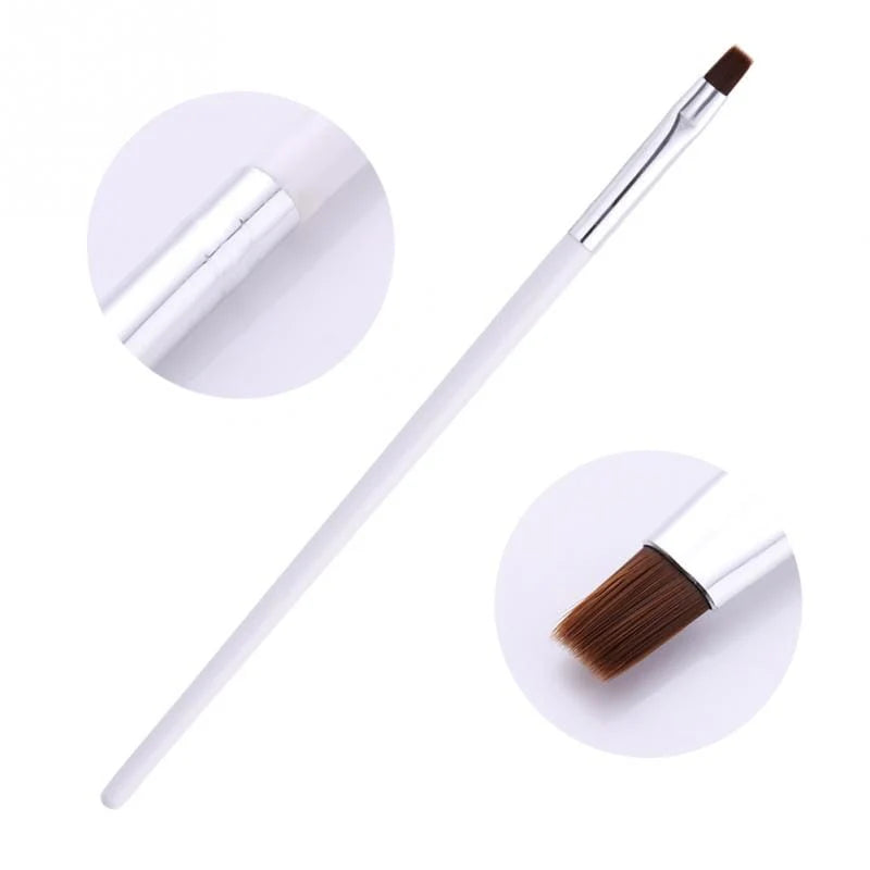 Nail Art White UV Gel Nail Brush Mask Queen Nepal