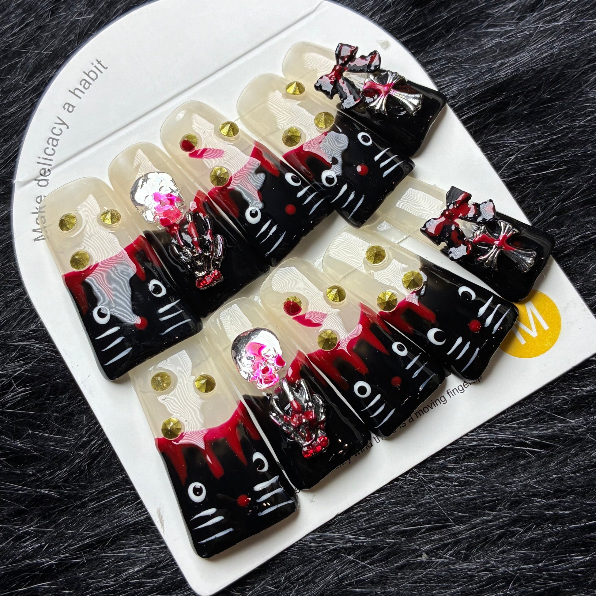 Press On Nails 10Pcs Code-Number (2000+) Easy Beauty Nepal