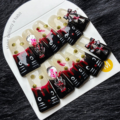 Press On Nails 10Pcs Code-Number (2000+) Easy Beauty Nepal