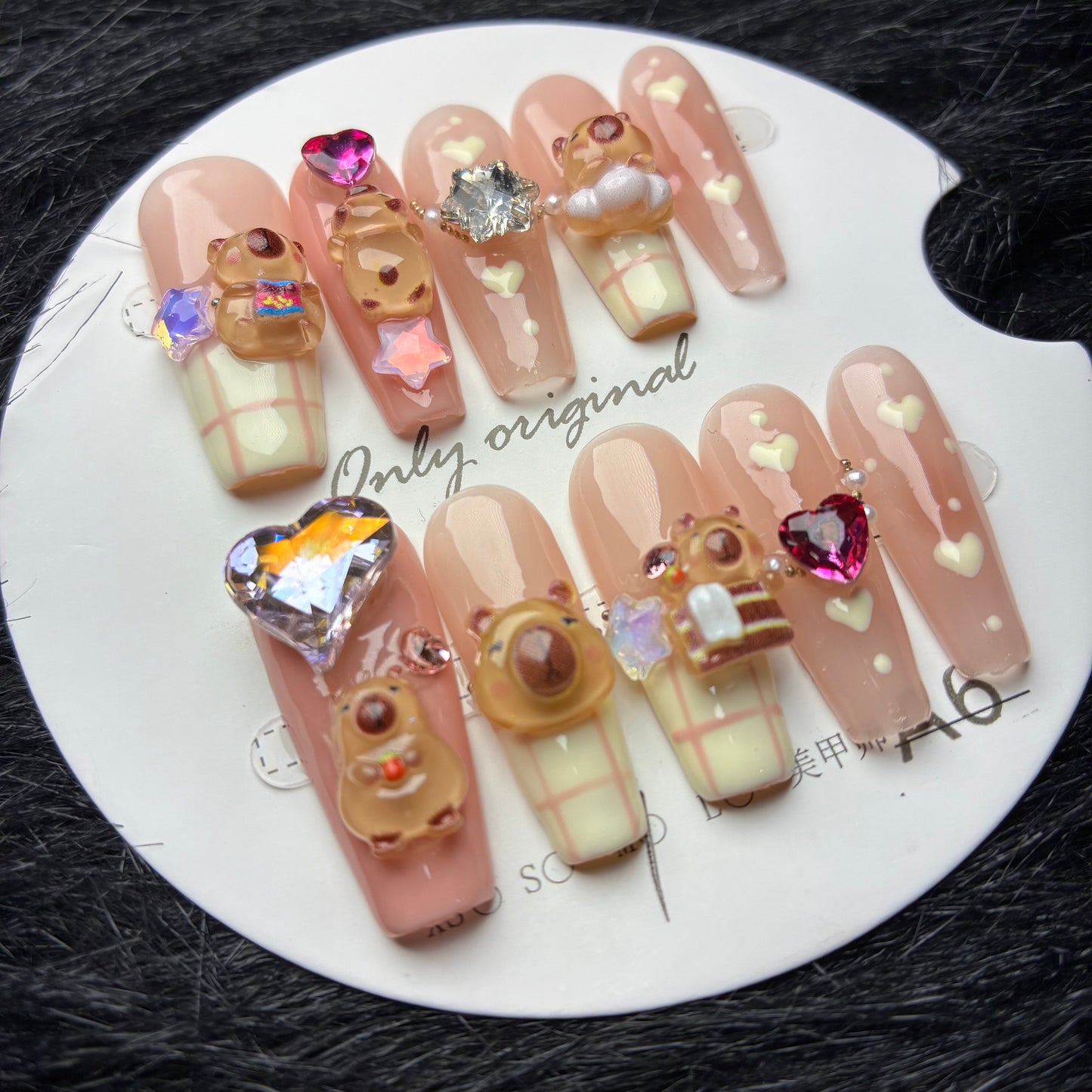Press On Nails 10Pcs Code-MT Easy Beauty Nepal
