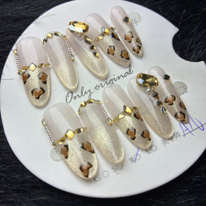 Press On Nails 10Pcs Code-MT Easy Beauty Nepal