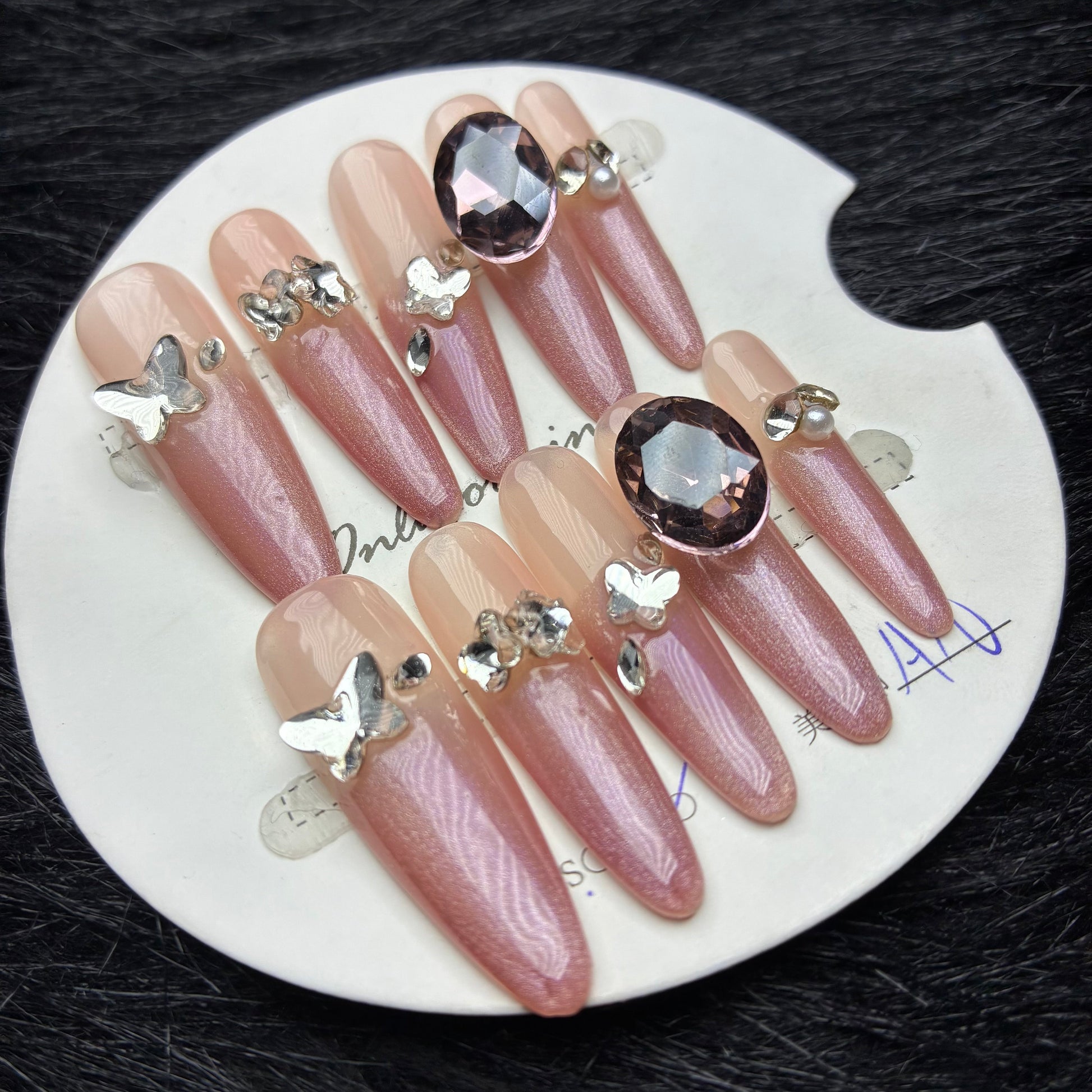 Press On Nails 10Pcs Code-MT Easy Beauty Nepal