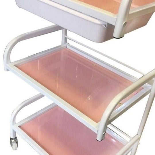 3 Layered Glass Salon Trolley Mask Queen Nepal