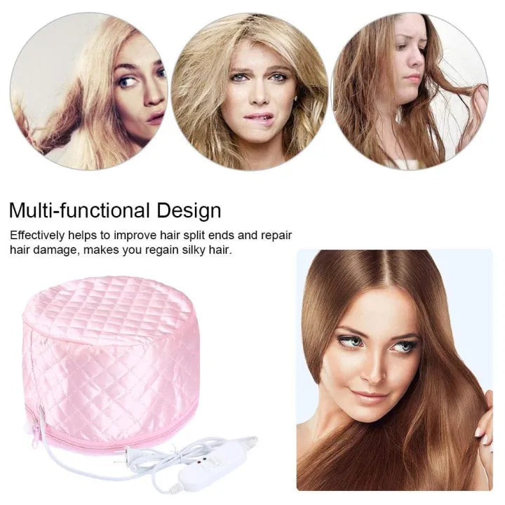 Pink Electric Hair Care Thermal Head Spa Hair Treatment Cap Mask Queen Nepal