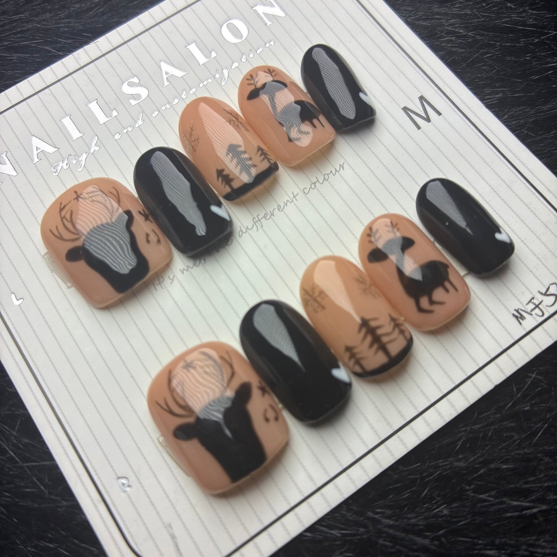 Press On Nails 10Pcs Code-Number (000+) Easy Beauty Nepal