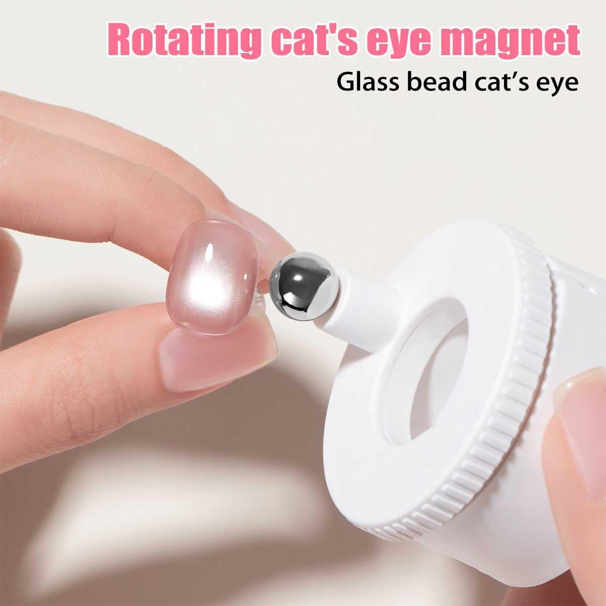 Rotating Magnet Precision Tool for Cat Eye Nail Polish Mask Queen Nepal