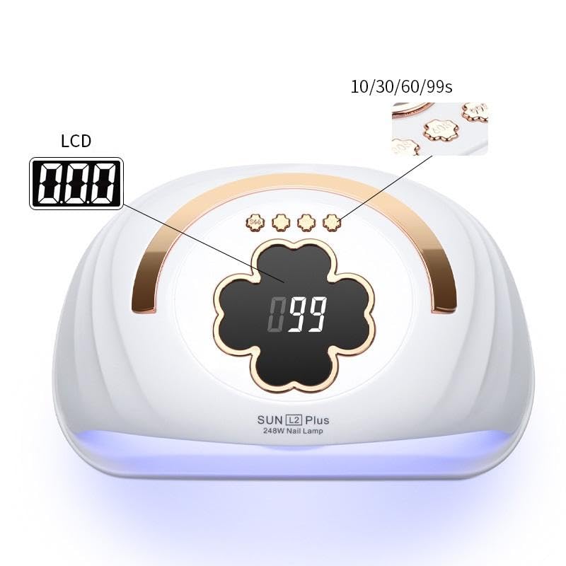 248W SUN L2 PLUS LED Nail UV Lamp Mask Queen Nepal
