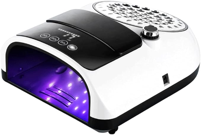 2 in 1 Professional LED UV Nail Lamp with Dust Collector, 126W Mask Queen Nepal