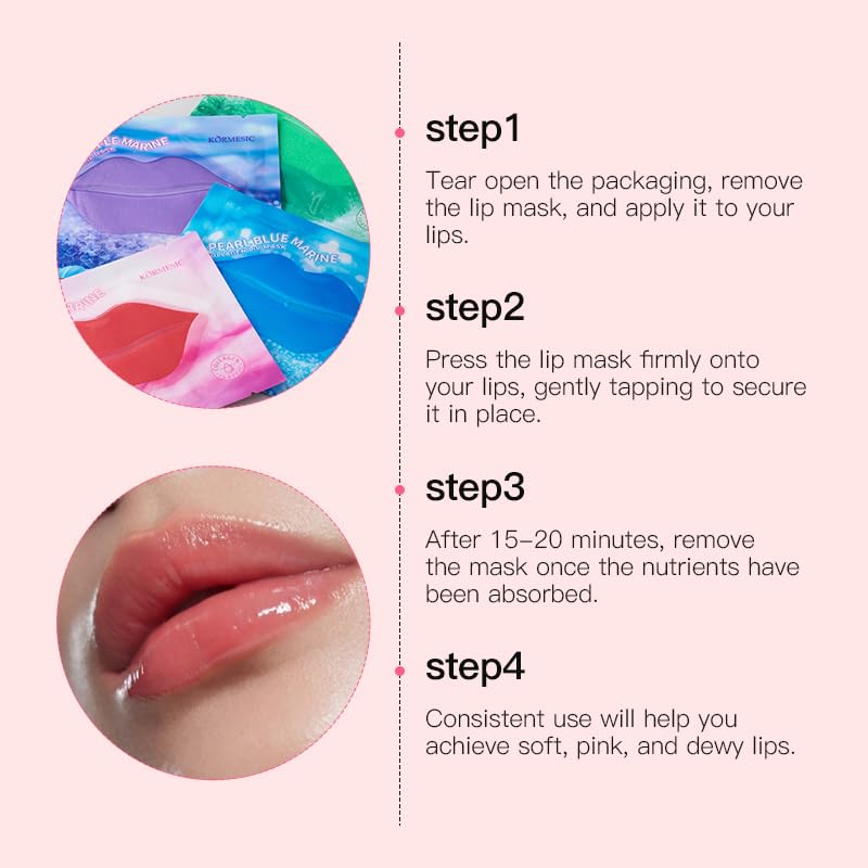 Kormesic Marine Collagen Lip Mask Nourishing Lip Treatment Easy Beauty Nepal