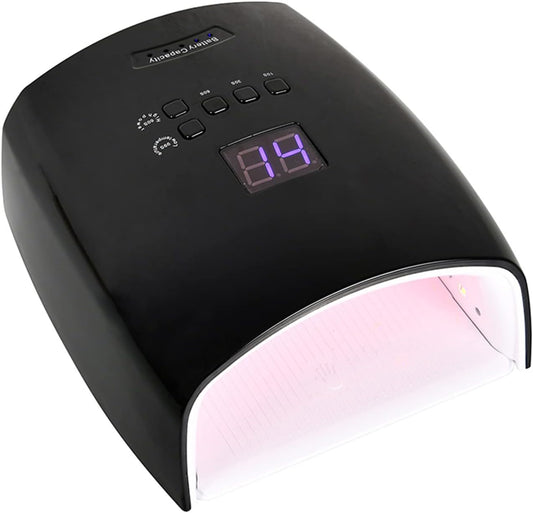 S10 Black Cordless Rechargeable UV LED Nail Lamp Mask Queen Nepal