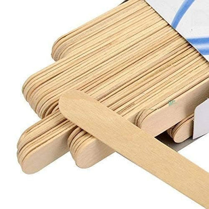 Disposable Wax Wooden Spatula 100pcs Mask Queen Nepal