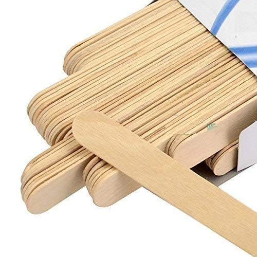 Disposable Wax Wooden Spatula 100pcs Mask Queen Nepal