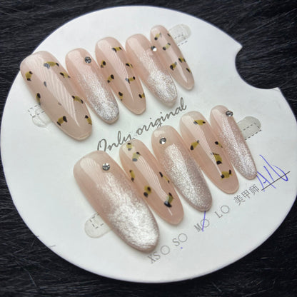 Press On Nails 10Pcs Code-MT Easy Beauty Nepal