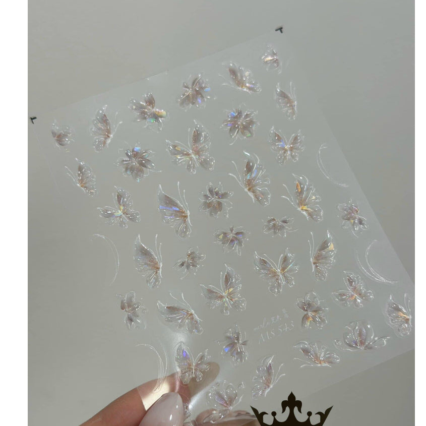MOSR Nail Art Butterfly DIY Sticker For Nails Mask Queen Nepal