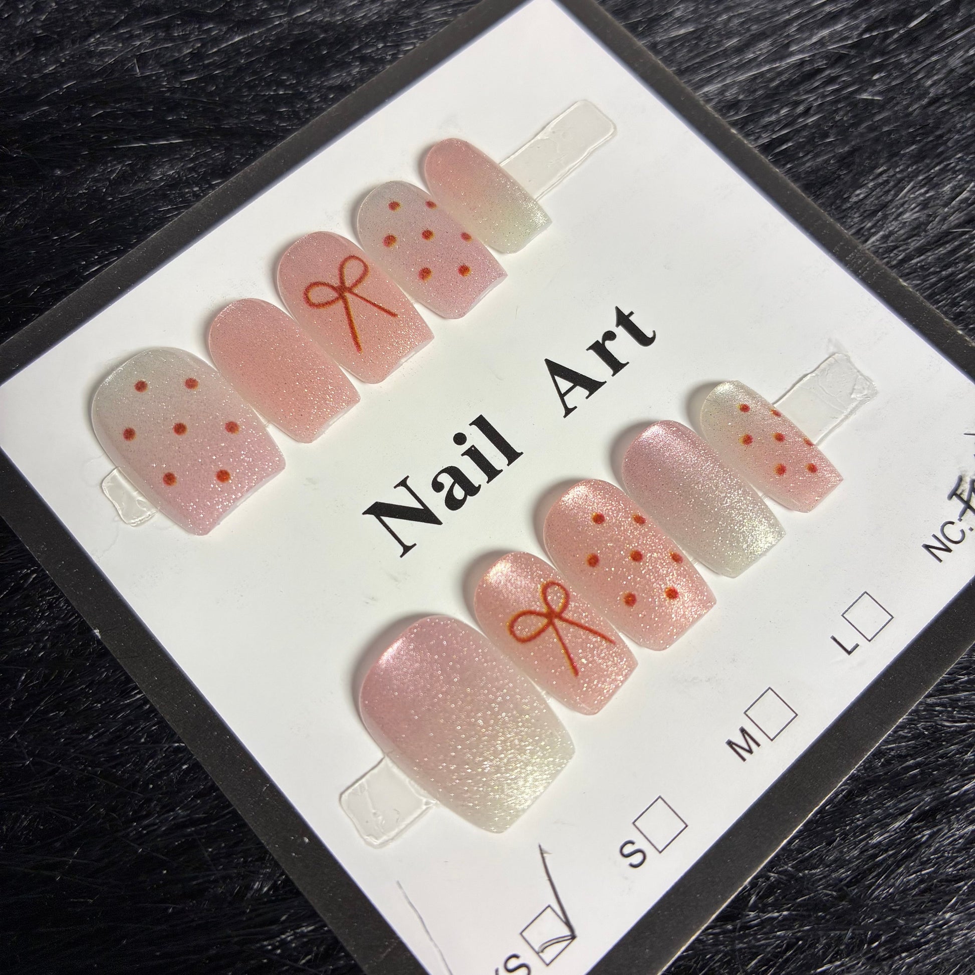 Press On Nails 10Pcs Code-F (000+) Easy Beauty Nepal