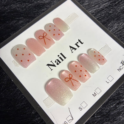 Press On Nails 10Pcs Code-F (000+) Easy Beauty Nepal