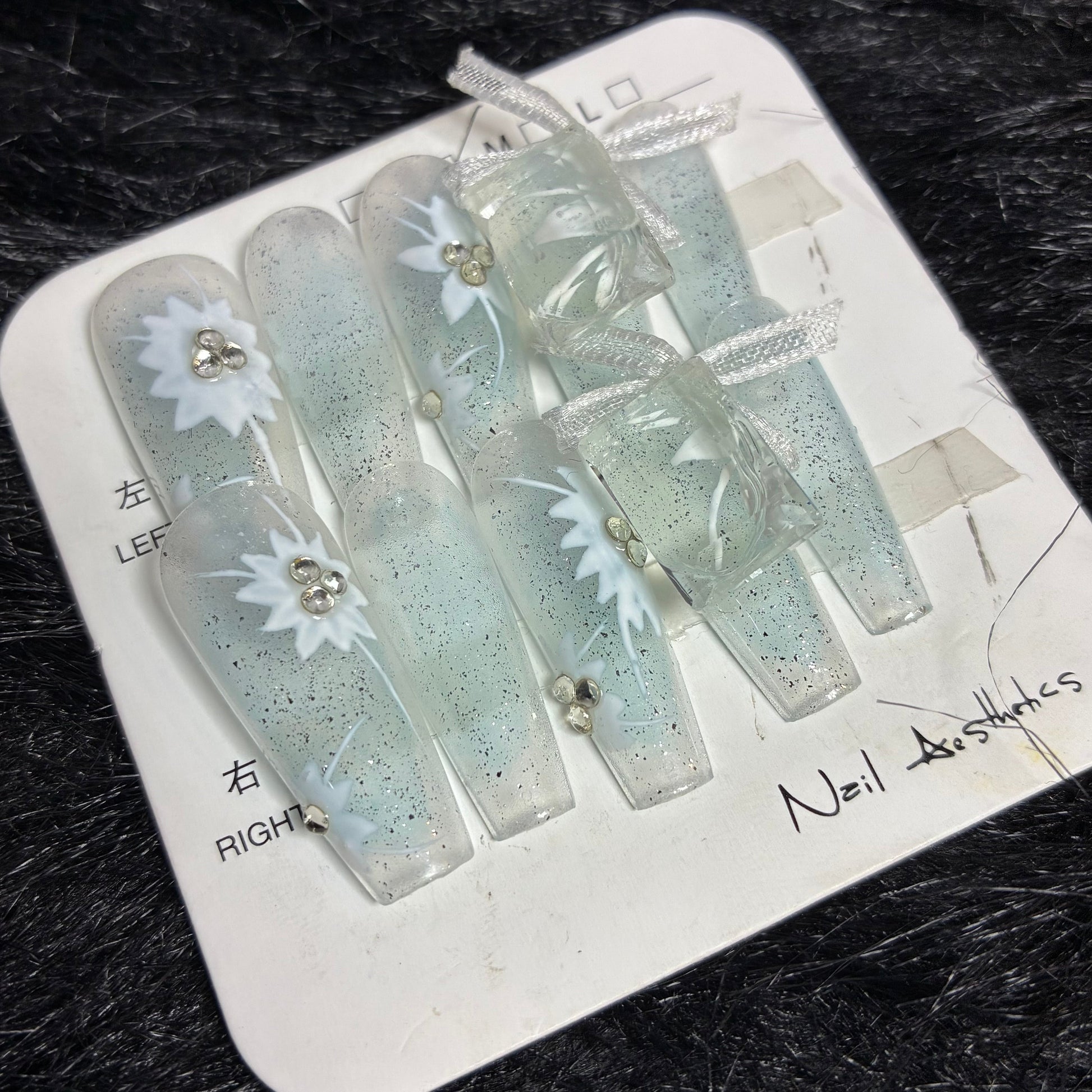 Press On Nails 10Pcs Code-BF (020+) Easy Beauty Nepal