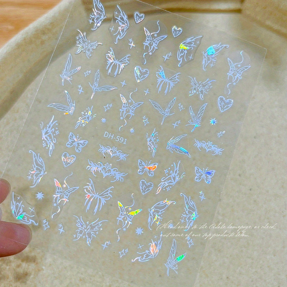 MOSR Nail Art Butterfly DIY Sticker For Nails Mask Queen Nepal