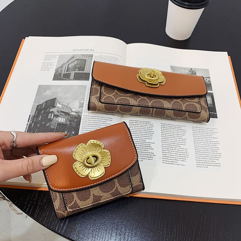 Cute Tri Folded Small Ladies Premium Wallet (No Chain) Easy Beauty Nepal