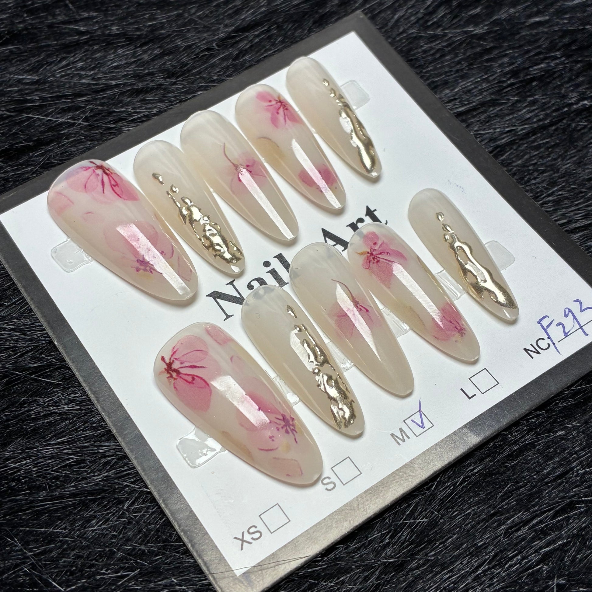 Press On Nails 10Pcs Code-F (100+) Easy Beauty Nepal