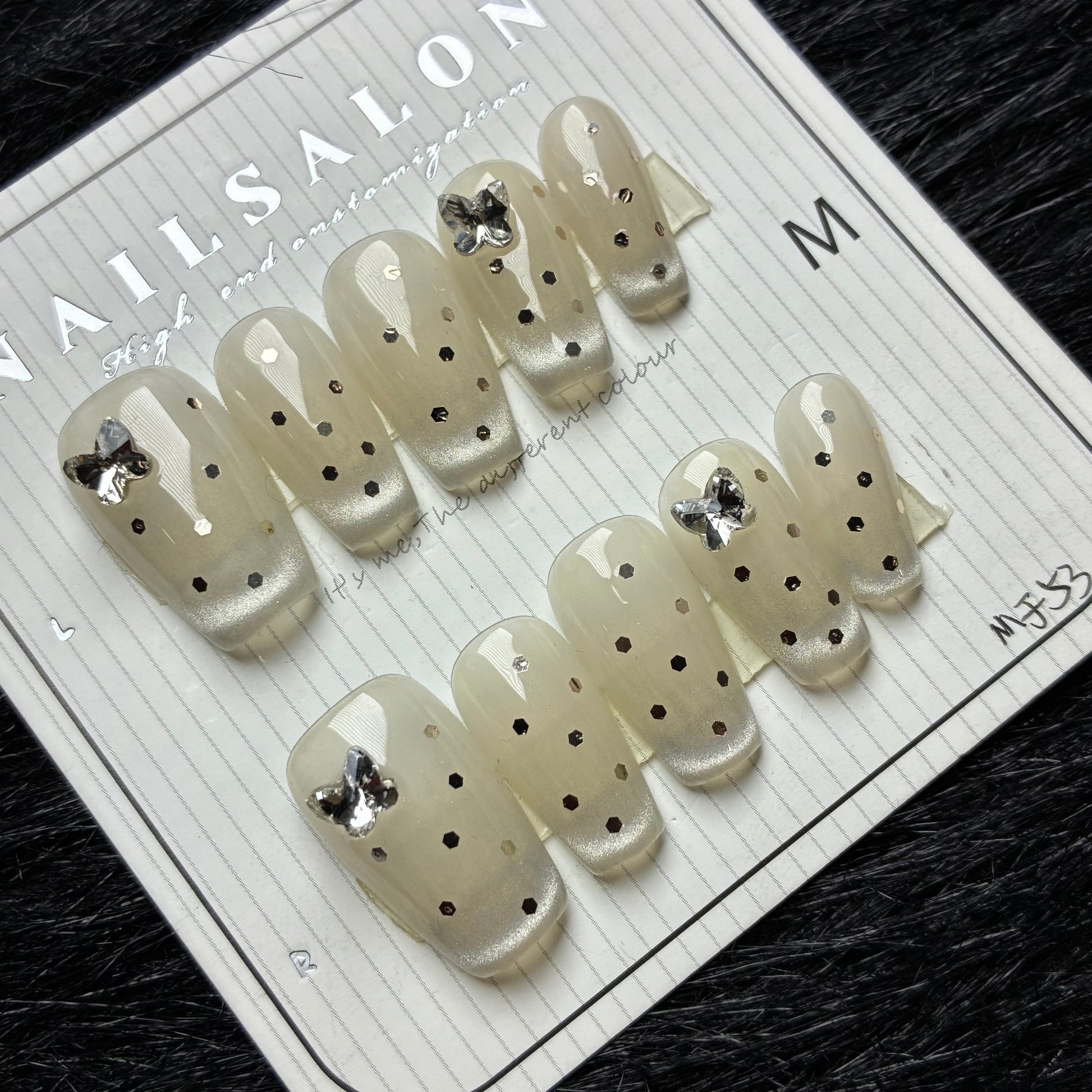 Press On Nails 10Pcs Code-Number (1000+) Easy Beauty Nepal
