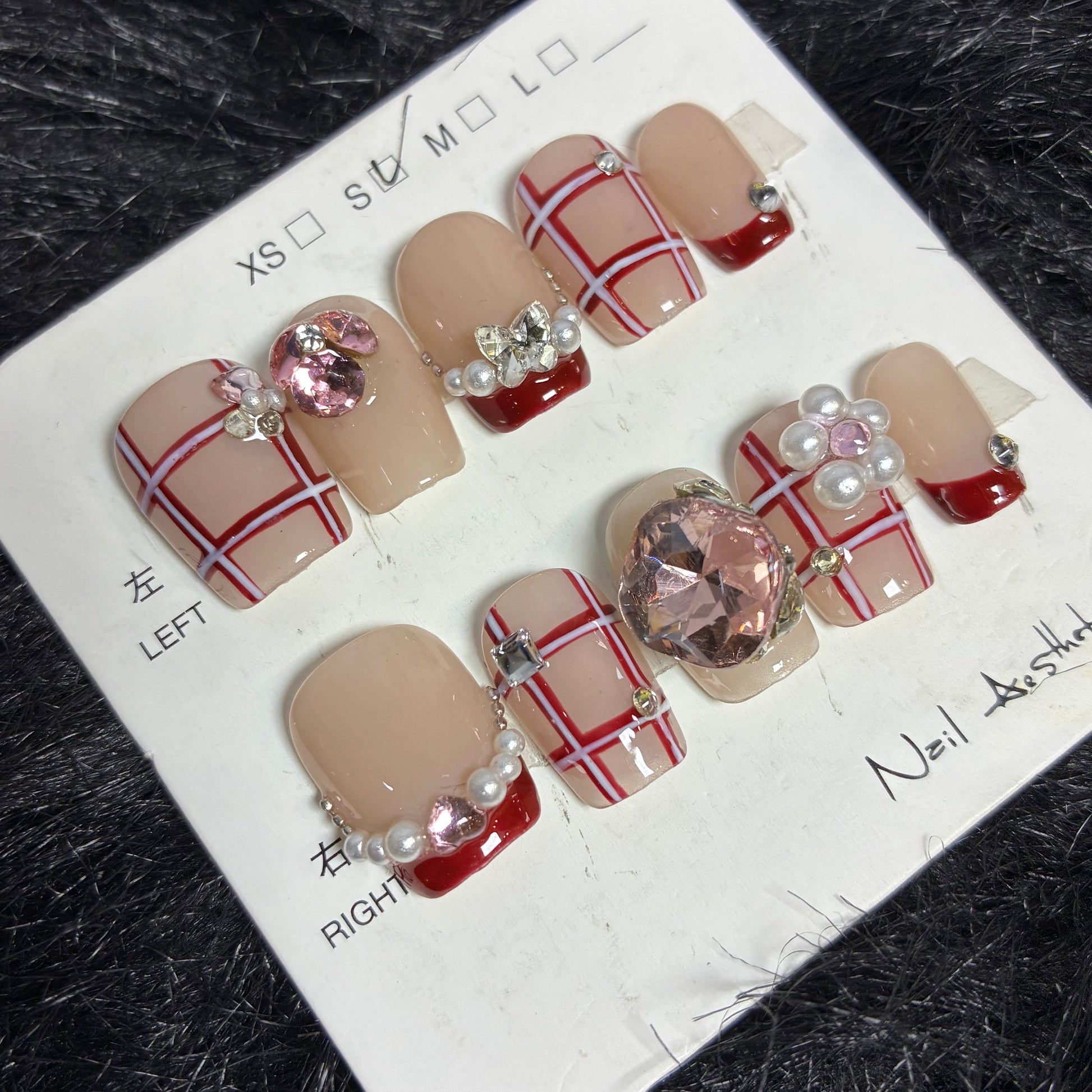 Press On Nails 10Pcs Code-BF (020+) Easy Beauty Nepal