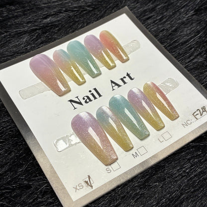 Press On Nails 10Pcs Code-F (100+) Easy Beauty Nepal