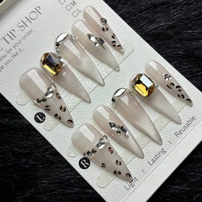 Press On Nails 10Pcs Code-Number (2000+) Easy Beauty Nepal