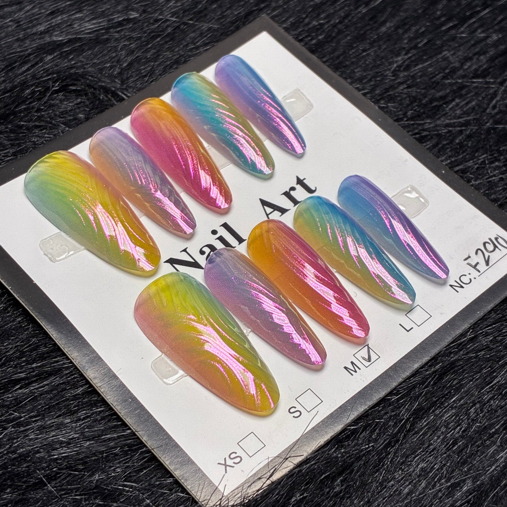 Press On Nails 10Pcs Code-F (100+) Easy Beauty Nepal