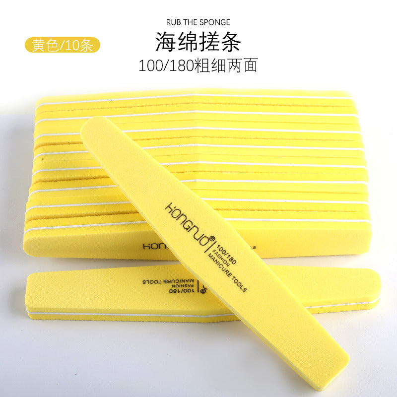 Nail File Double Sided Washable Nail Polishing Strip Nail Accessories Files Manicure Tools Mask Queen Nepal