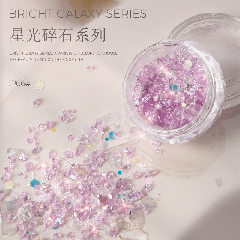 Nail Art Bright Galaxy Series. Mask Queen Nepal