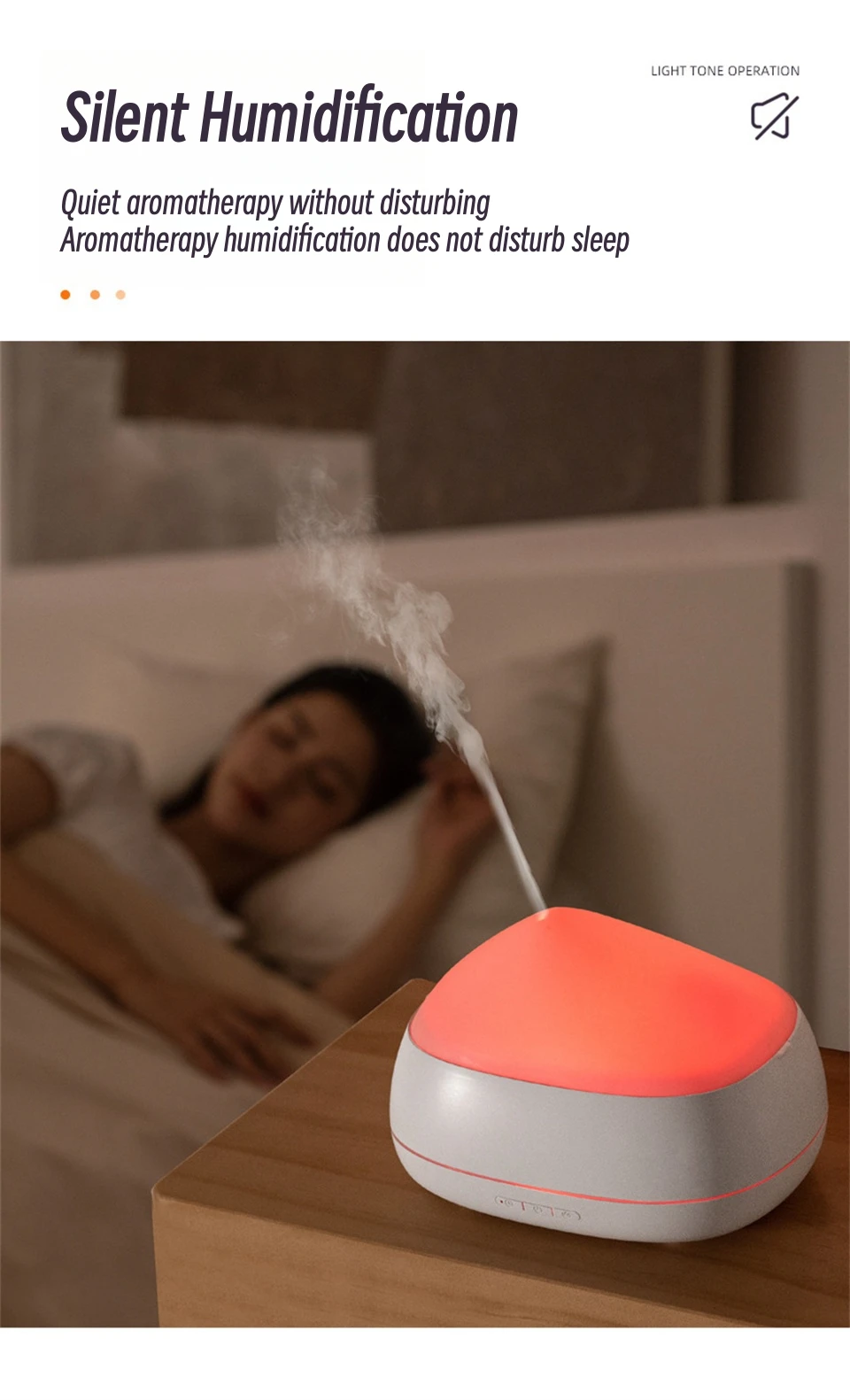 Snow Mountain 200ml Ultrasonic Mist Humidifier Low Noise Aromatherapy Mask Queen Nepal