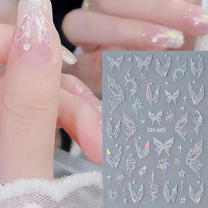 MOSR Nail Art Butterfly DIY Sticker For Nails Mask Queen Nepal