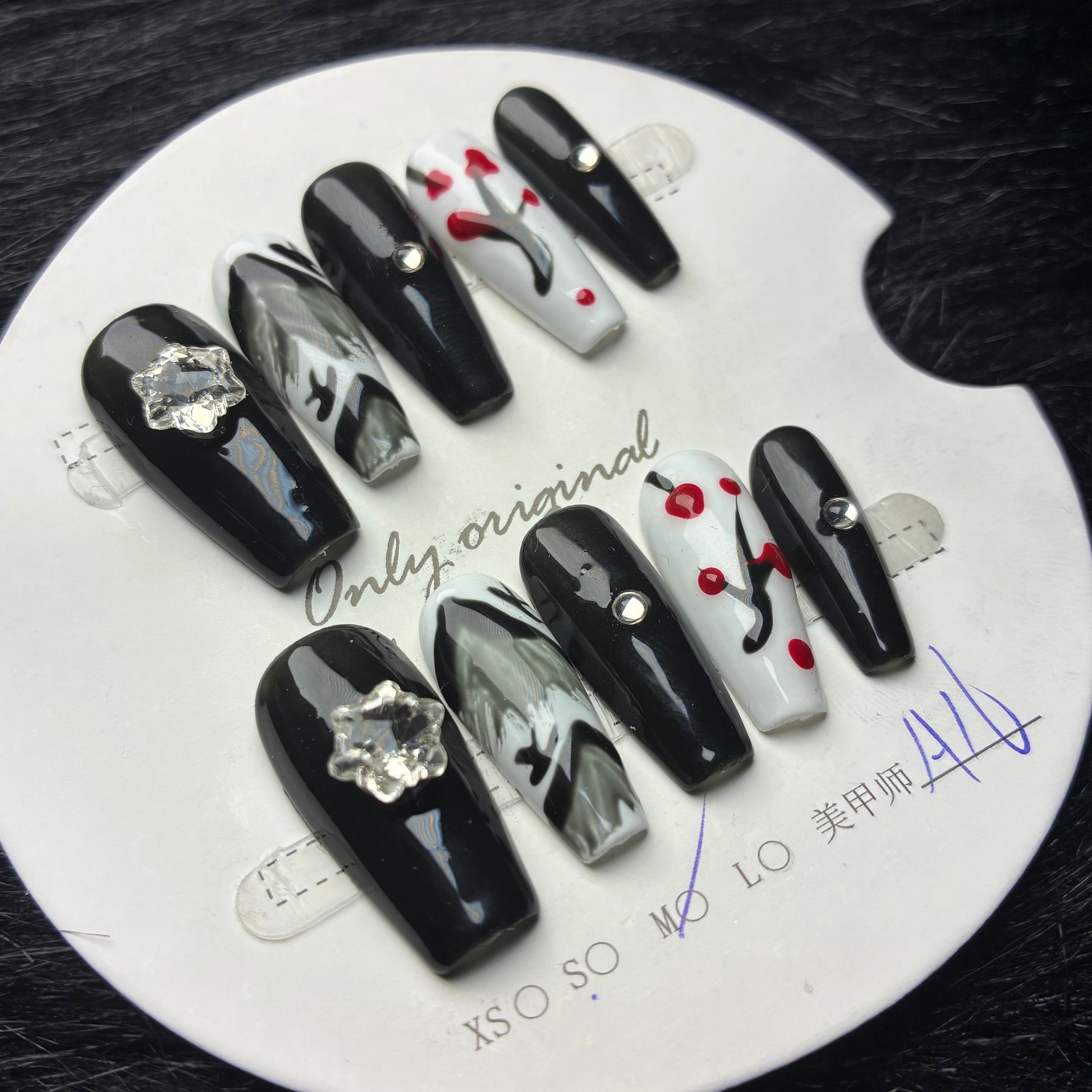 Press On Nails 10Pcs Code-MT Easy Beauty Nepal