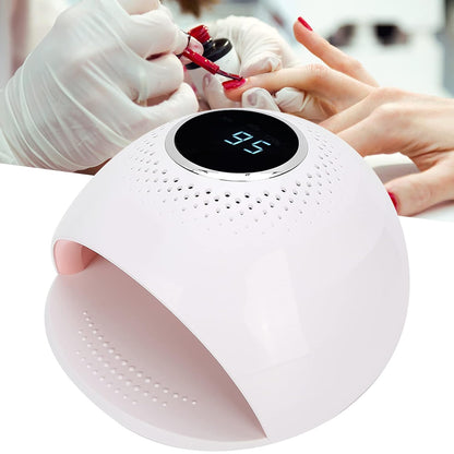 Rechargable High Power Fast Curing Nail Gel Polish Dryer Led Uv Lamp 84w Mask Queen Nepal