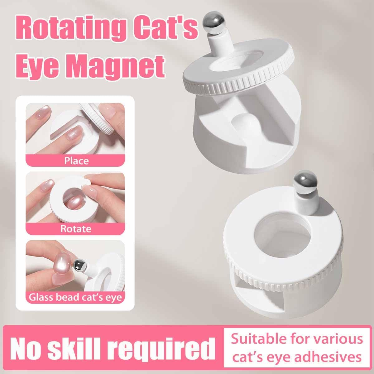 Rotating Magnet Precision Tool for Cat Eye Nail Polish Mask Queen Nepal