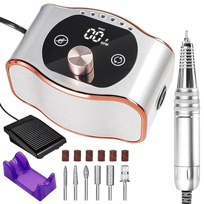 35000rpm Electric Nail Drill Machine Mask Queen Nepal