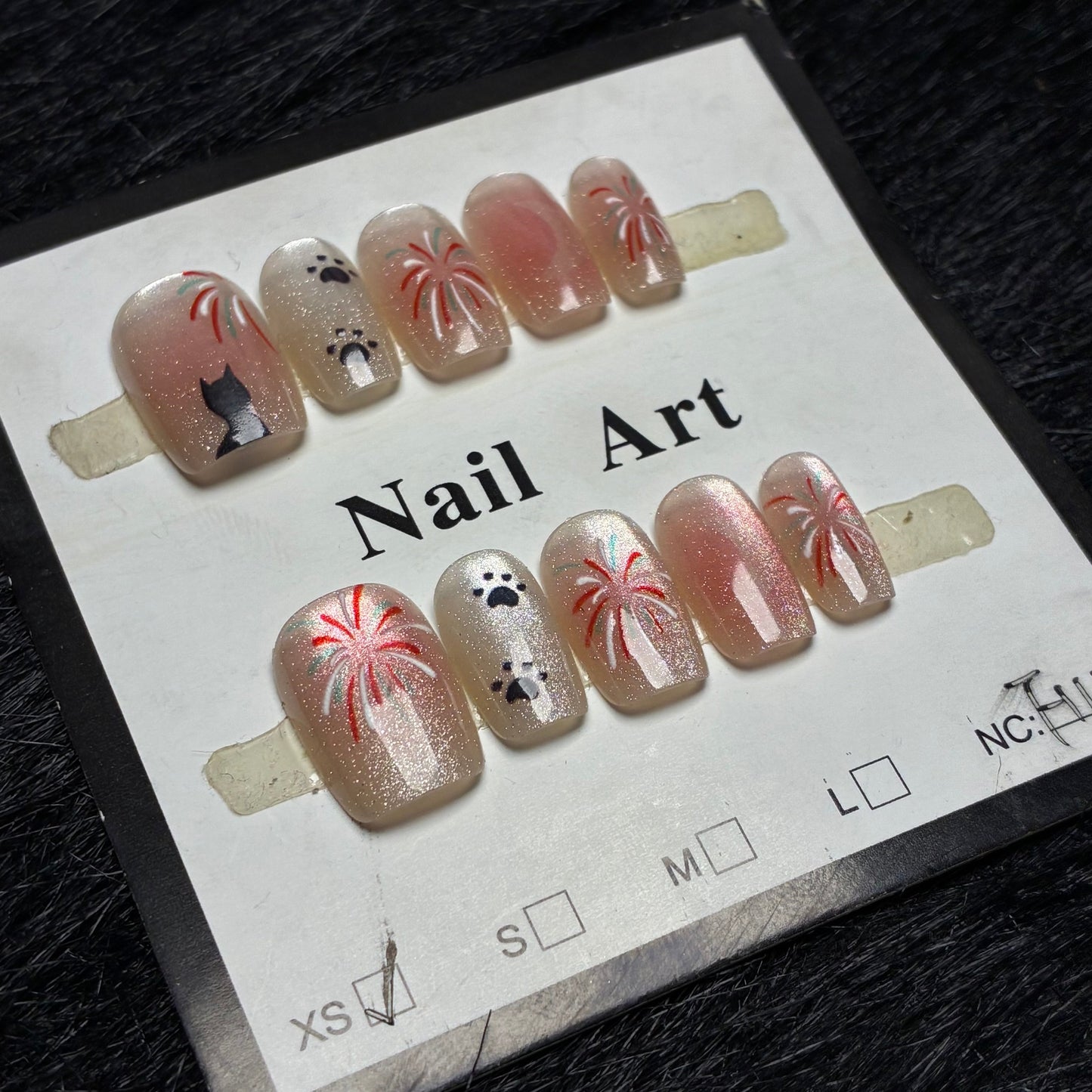 Press On Nails 10Pcs Code-F (100+) Easy Beauty Nepal