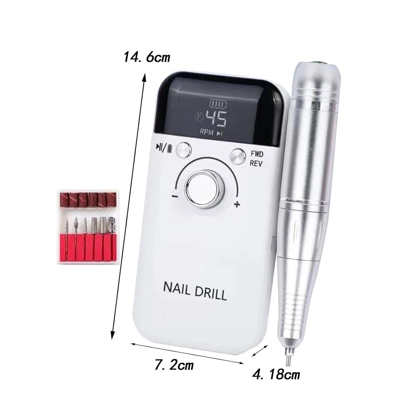 Professional Edition Nail Drill Machine 45000 RPM Mask Queen Nepal