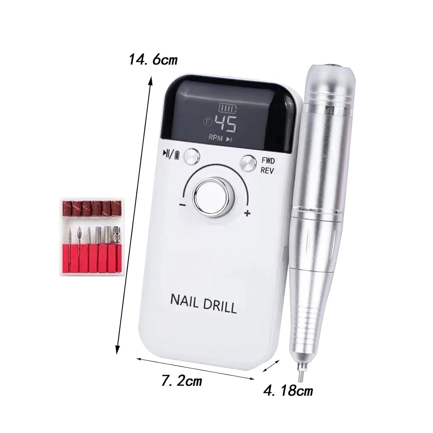 Professional Edition Nail Drill Machine 45000 RPM Mask Queen Nepal