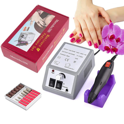 Lina Mercedes 2000 Electric Nail Drill Machine Mask Queen Nepal