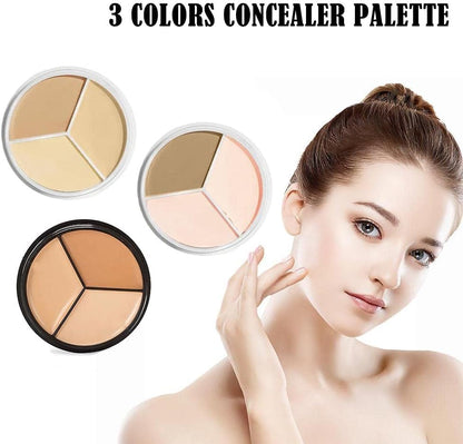 Dikalu Tricolor Mini Three Color Concealer Easy Beauty Nepal