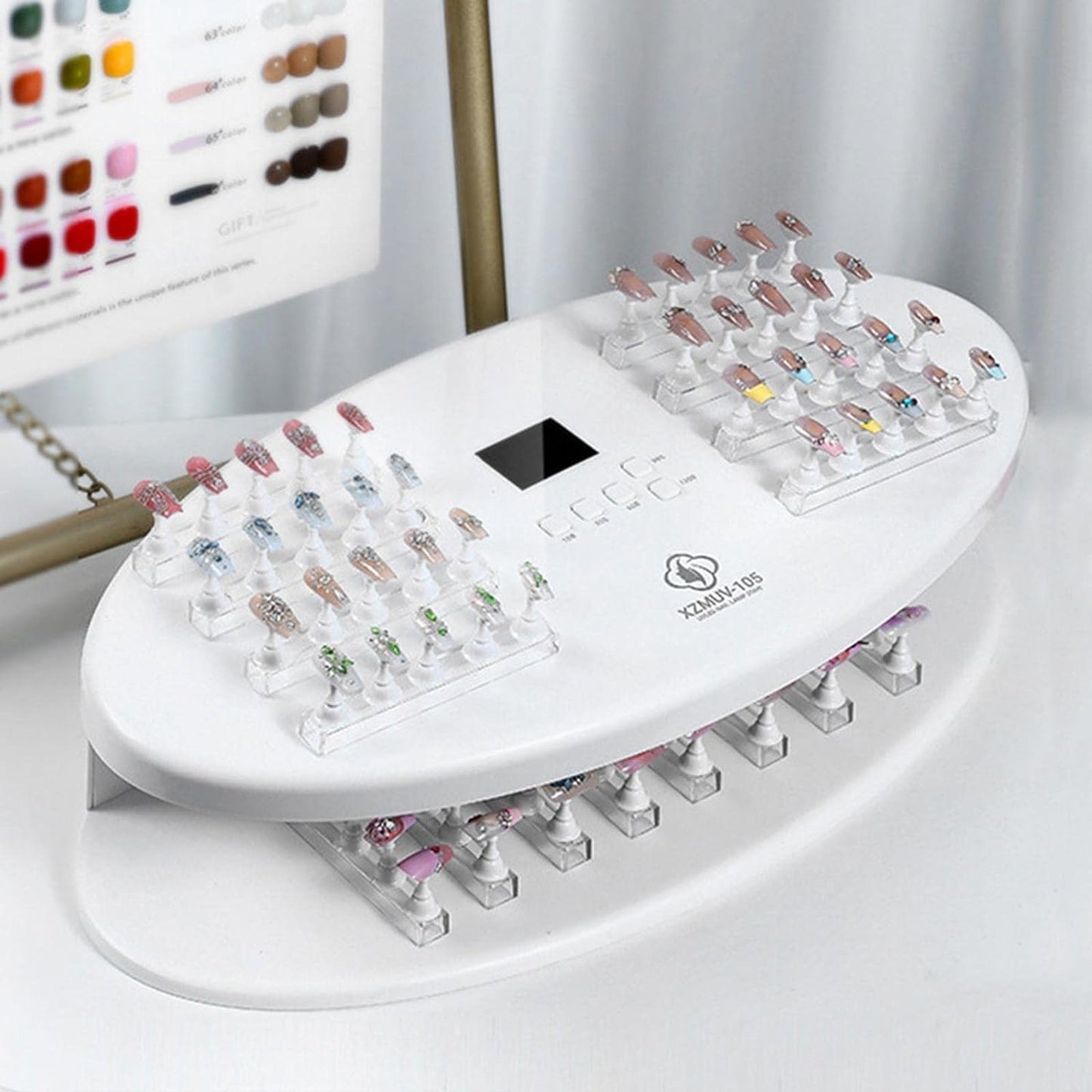 XZMUV-105 Rechargeable UV Nail Lamp 256W Mask Queen Nepal