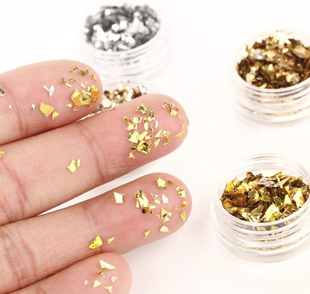 Irregular Foil Flakes For Nail Art Mask Queen Nepal