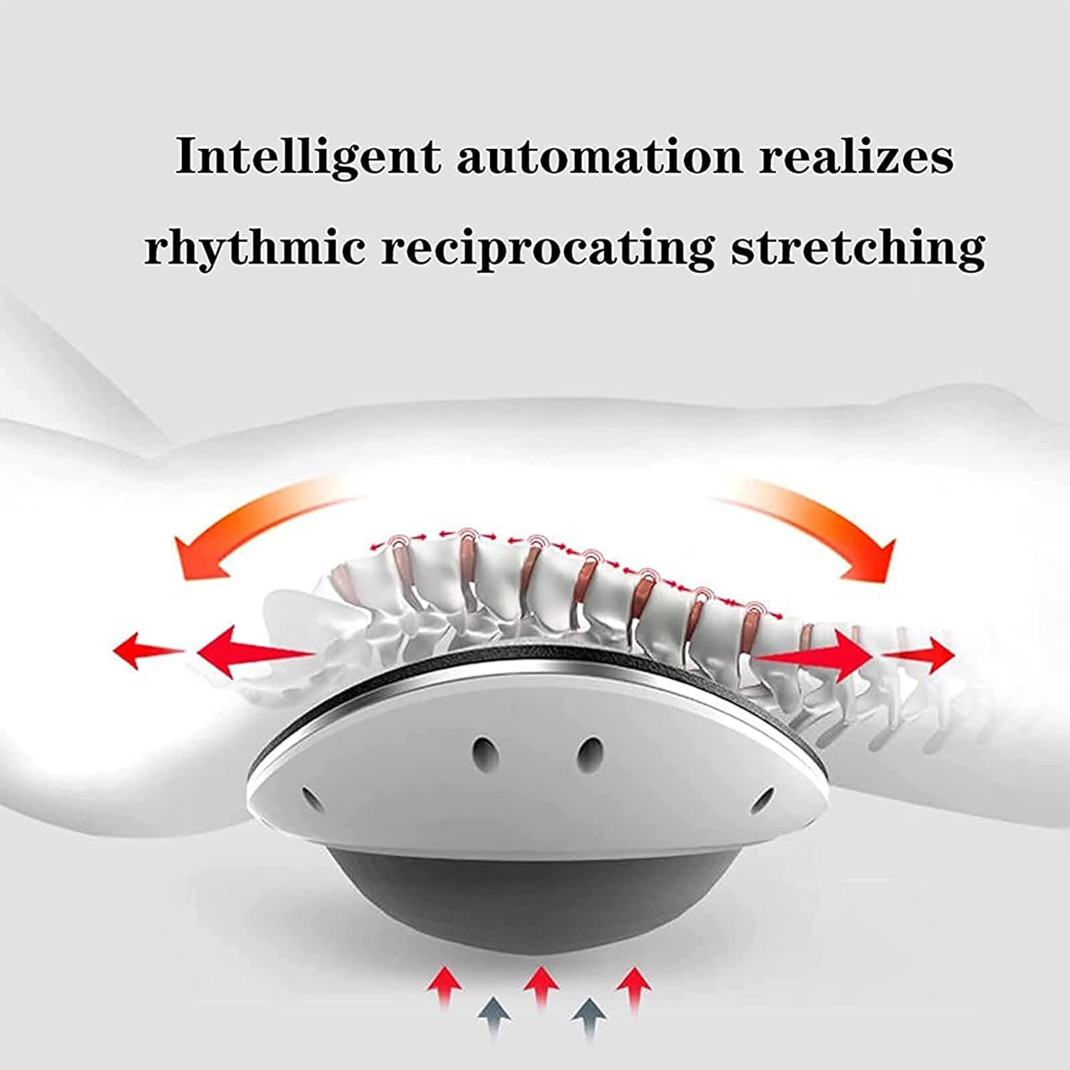 Lumbar Massager Electric Traction Device Lower Back Massager with 3 Temperature Control Mask Queen Nepal