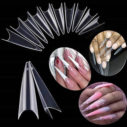 Transparent Matte Full Cover Nail Tips Mask Queen Nepal