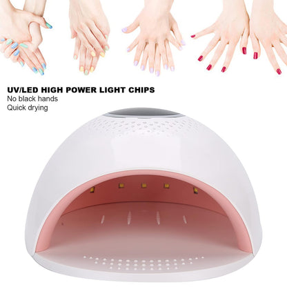 Rechargable High Power Fast Curing Nail Gel Polish Dryer Led Uv Lamp 84w Mask Queen Nepal